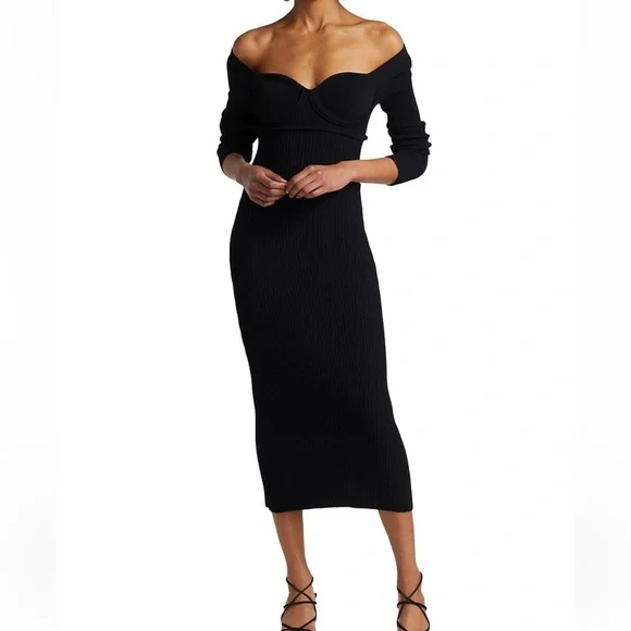 ALTUZARRA Louisa ribbed-knit midi dress - Picture 3 of 12